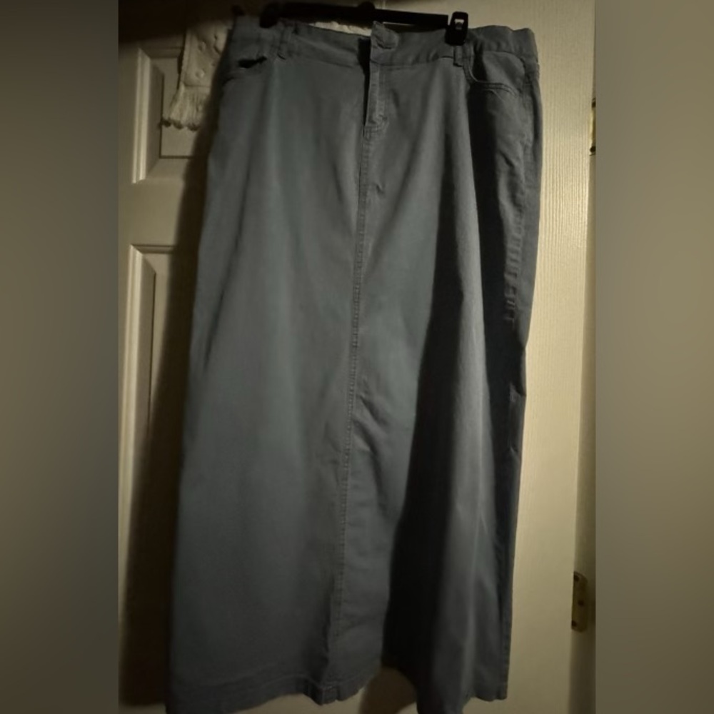 Soft denim skirt